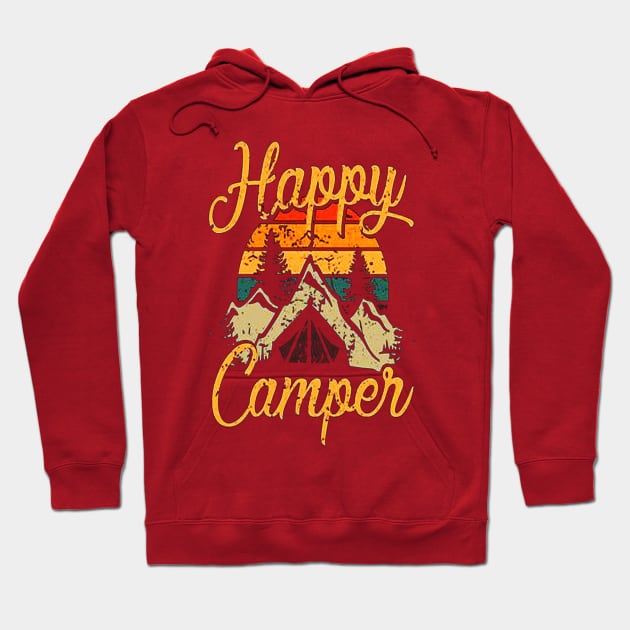 Happy Camper Hoodie by nicolasleonard